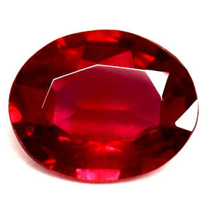 Ruby Oval 0.51 carat Red Photo