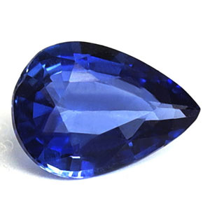Sapphire Pear 0.84 carat Blue Photo