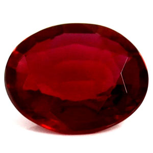 Ruby Oval 0.52 carat Red Photo