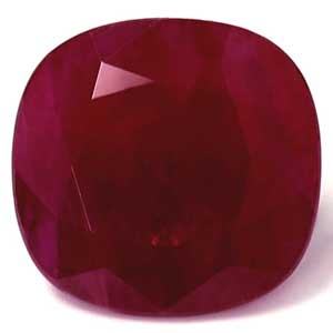 Ruby Cushion 4.75 carat Red Photo