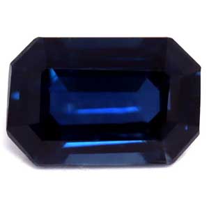 Sapphire Emerald 0.64 carat Blue Photo