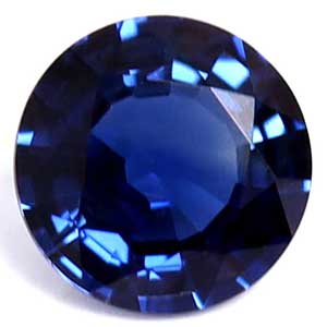 Sapphire Round 0.59 carat Blue Photo