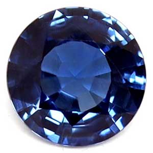 Sapphire Round 0.62 carat Blue Photo
