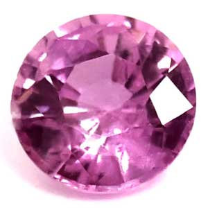 Sapphire Round 0.66 carat Pink Photo