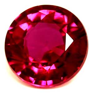 Ruby Round 0.55 carat Red Photo