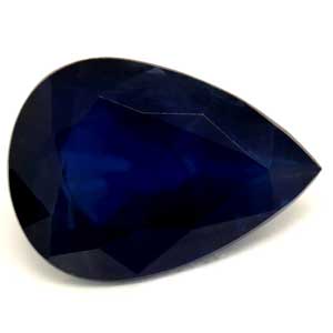 Sapphire Pear 0.84 carat Blue Photo