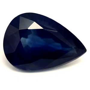 Sapphire Pear 0.88 carat Blue Photo