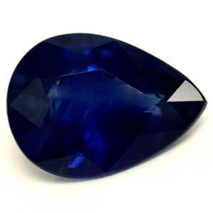 Sapphire Pear 0.81 carat Blue Photo