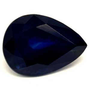 Sapphire Pear 0.97 carat Blue Photo