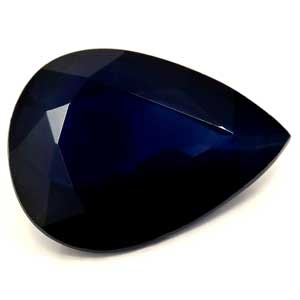 Sapphire Pear 0.85 carat Blue Photo