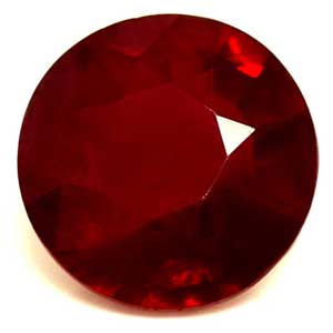 Ruby Round 0.62 carat Red Photo