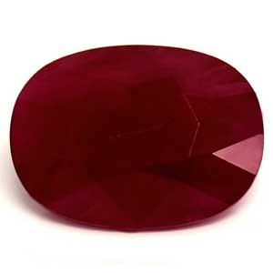 Ruby Cushion 3.28 carat Red Photo