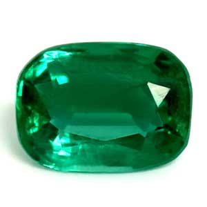 Emerald Cushion 0.73 carat Green Photo