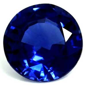 Sapphire Round 0.58 carat Blue Photo