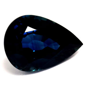 Sapphire Pear 0.89 carat Blue Photo