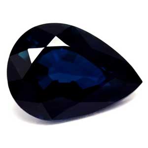 Sapphire Pear 0.86 carat Blue Photo
