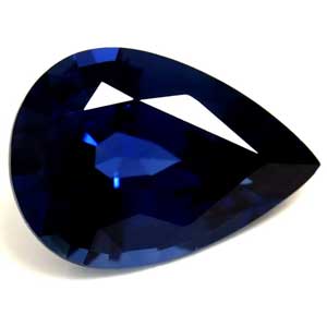 Sapphire Pear 0.76 carat Blue Photo