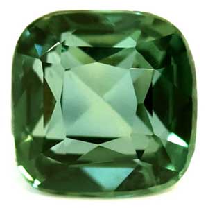 Sapphire Cushion 1.35 carat Blue Green Photo