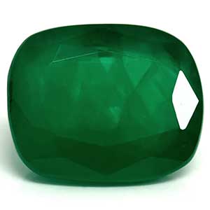 Emerald Cushion 3.86 carat Green Photo
