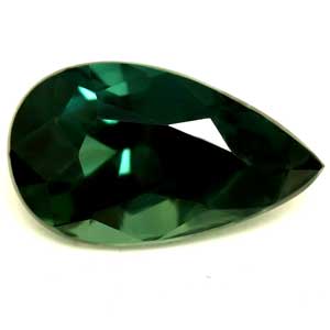 Sapphire Pear 0.66 carat Blue Green Photo