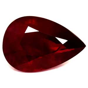 1.10 carat Pear Ruby - Gemstone Thumbnail