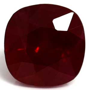 Ruby Cushion 1.10 carat Red Photo