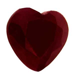 0.83 carat Heart Ruby - Gemstone Thumbnail