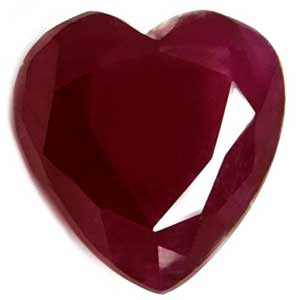 0.84 carat Heart Ruby - Gemstone Thumbnail