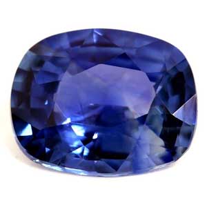 Sapphire Cushion 0.65 carat Blue Photo
