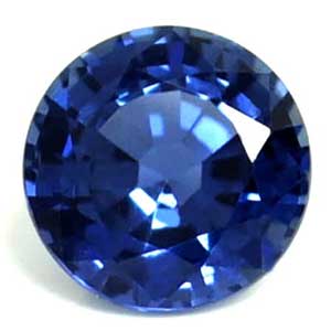 Sapphire Round 0.60 carat Blue Photo