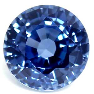 Sapphire Round 0.55 carat Blue Photo