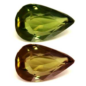 Alexandrite Pear 0.83 carat Green Photo