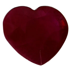 1.13 carat Heart Ruby - Gemstone Thumbnail