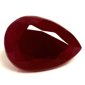 Ruby Pear 0.97 carat Red Photo