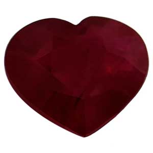 1.36 carat Heart Ruby - Gemstone Thumbnail