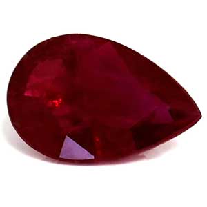 1.00 carat Pear Ruby - Gemstone Thumbnail