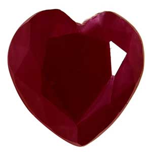 0.88 carat Heart Ruby - Gemstone Thumbnail