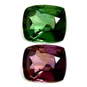 Alexandrite Cushion 0.67 carat Green Photo