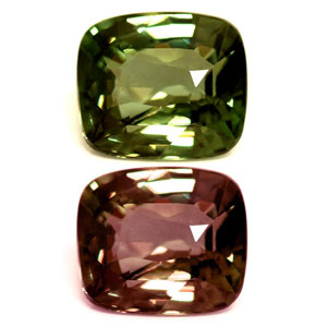 Alexandrite Cushion 1.02 carat Green Photo