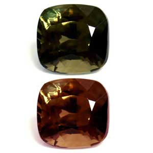 Alexandrite Cushion 0.99 carat Green Photo
