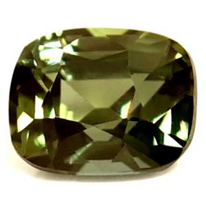 Sapphire Cushion 0.89 carat Blue Green Photo