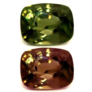 Alexandrite Cushion 1.50 carat Green Photo