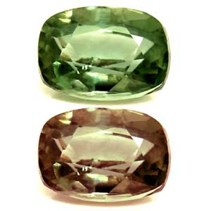 Alexandrite Cushion 0.57 carat Green Photo