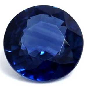 Sapphire Round 0.60 carat Blue Photo