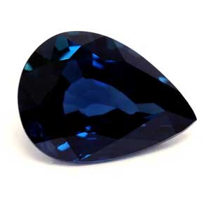 Sapphire Pear 0.79 carat Blue Photo