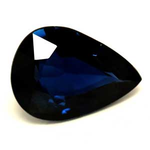 Sapphire Pear 0.66 carat Blue Photo