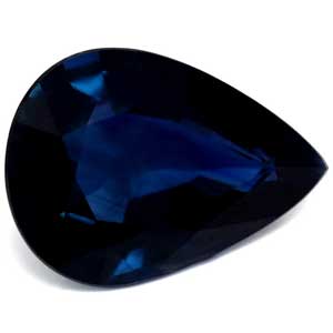 Sapphire Pear 1.03 carat Blue Photo