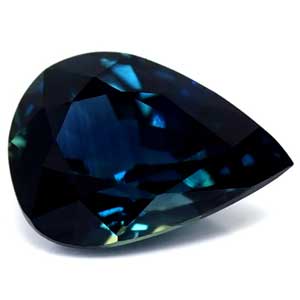 Sapphire Pear 0.86 carat Blue Photo