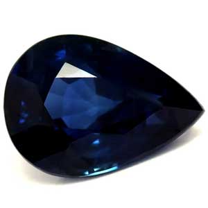 Sapphire Pear 0.91 carat Blue Photo