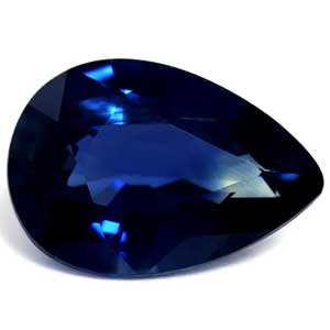 Sapphire Pear 0.79 carat Blue Photo